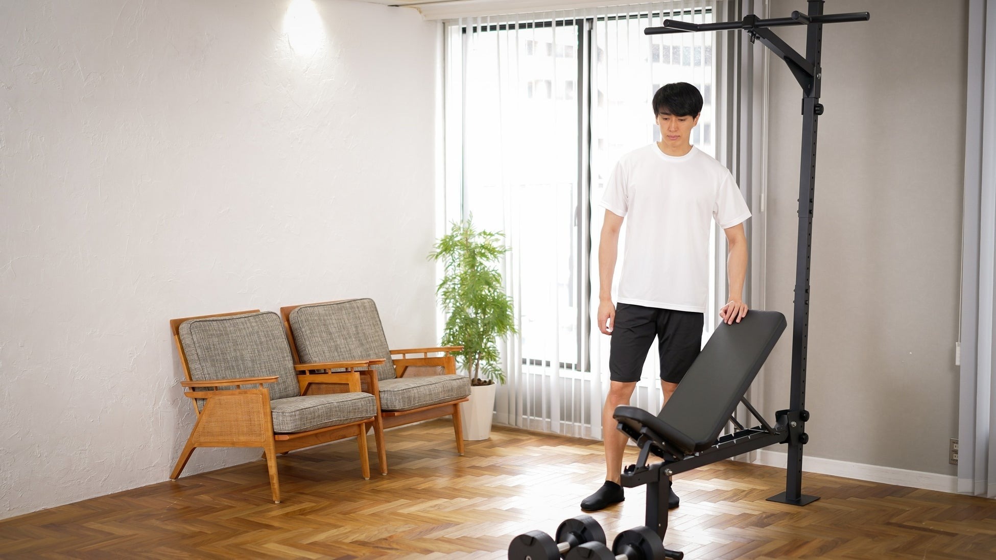 KENSUI benchとKENSUI kaku model2